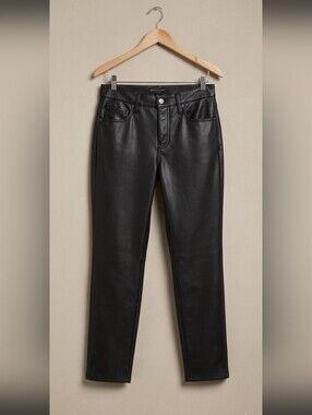 Banana Republic High Rise Vegan Leather Pants Size 4